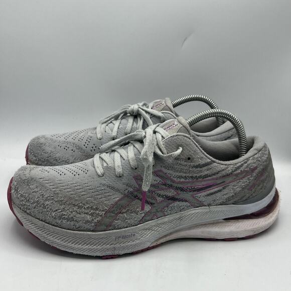 Asics Womens Gel Kayano 29 1012B272 Gray Purple Running Shoes Sneakers Size 11 - Picture 4 of 11